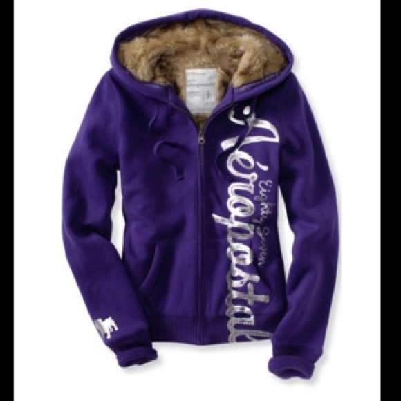 Aeropostale Jackets & Blazers - SOLD Aeropostale purple hoodie